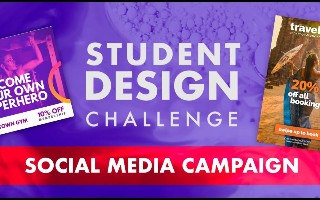 Sfida di progettazione for every studenti!  Crea una campagna sui social media – anche 6 min di lezione di teoria!