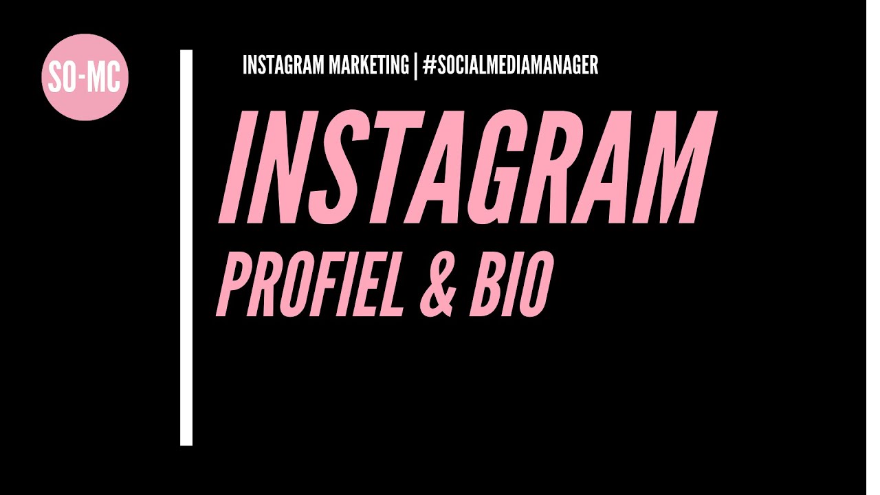  Modulo 3. Profilo Instagram e biografia |  Corso Instagram GRATUITO
