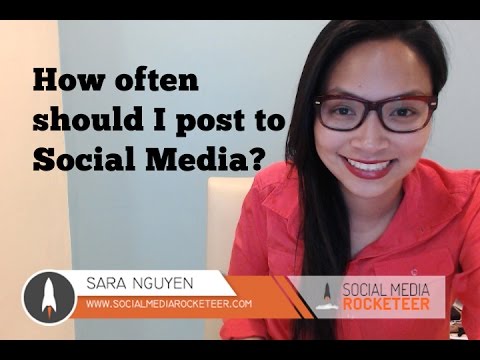 Strategia sui social media - Con quale frequenza devo postare sui social media?
